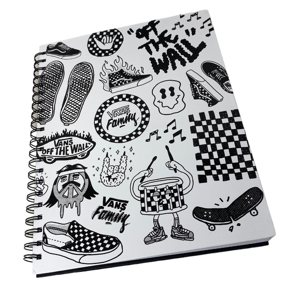 VANS Spiral Notebook 100 Pages Family Exclusive Drawing Sketch VN000DNXN0A1